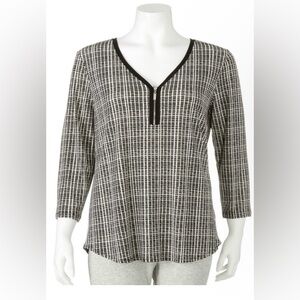 GEORGE V NECK TOP 19”-21” PTP